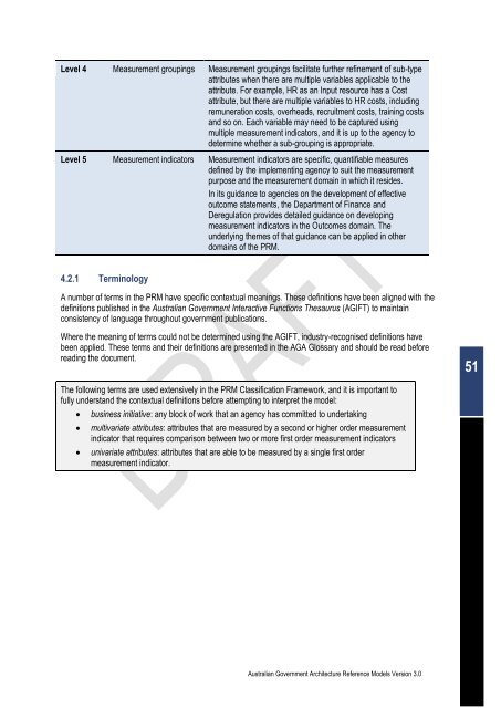 Australian Government Architecture Reference Models Version 3.0