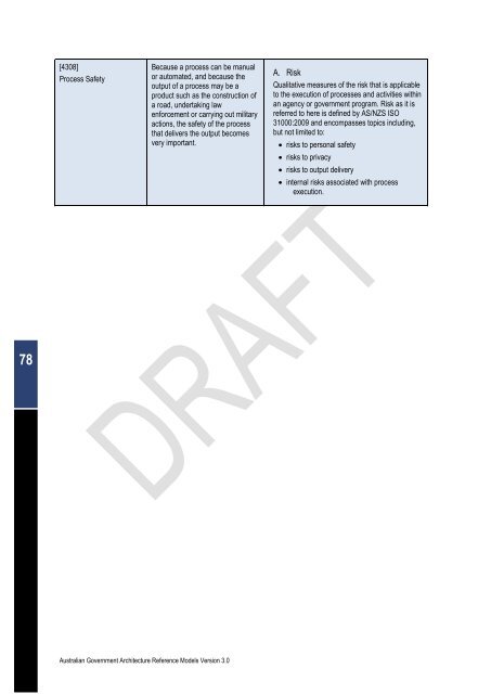 Australian Government Architecture Reference Models Version 3.0