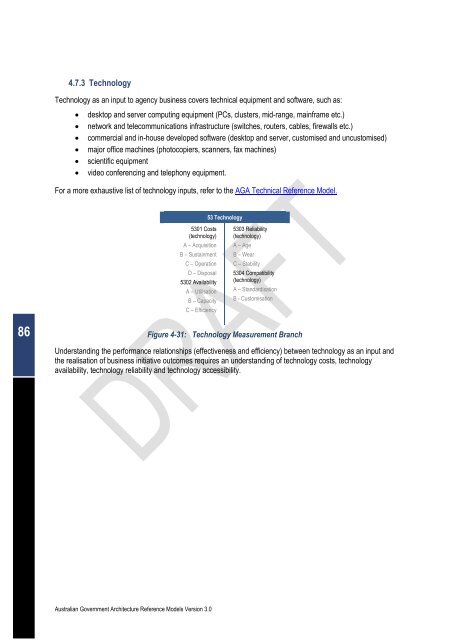 Australian Government Architecture Reference Models Version 3.0