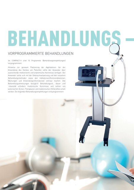 Enraf Nonius Compact II Therapiebuch