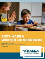 2023 KASEA Winter Conference Program