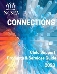 NCSEA Connections Child Support Products & Services Guide 2023