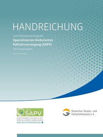 Handreichung für den Bundesrahmenvertrag SAPVErwachsene