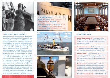 Broschüre SCHAARHÖRN .pdf - Das Dampfschiff SCHAARHÖRN