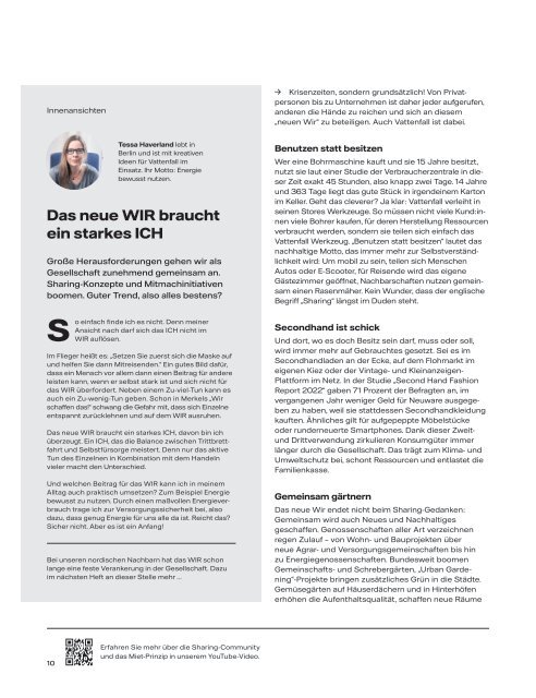 Vattenfall my Highlights Ausgabe 1/2023