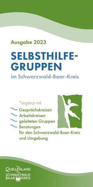 Broschüre: Selbsthilfegruppen im Schwarzwald-Baar-Kreis