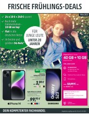 Telekom Monatsflyer März 2023