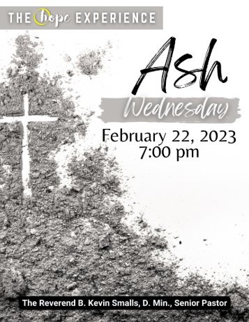 2023 ASH WEDNESDAY SERVICE