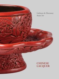 Littleton Hennessy Asian Art - Chinese Lacquer