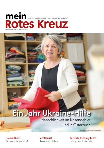 Mein Rotes Kreuz 01/2023- Ausgabe Niederösterreich