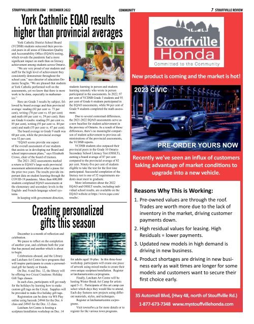 Stouffville Review, December 2022