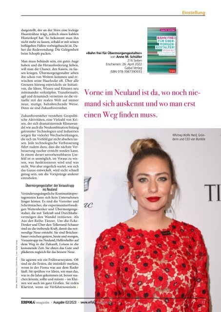 Erfolg Magazin Ausgabe 02-2023