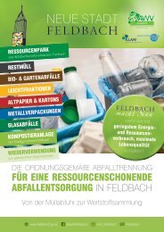 Die ordnungsgemäße Abfalltrennung für eine ressourcenschonende Abfallentsorgung in Feldbach - Von der Müllabfuhr zur Wertstoffsammlung