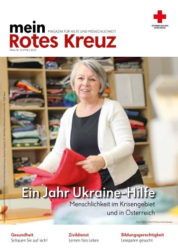 Mein Rotes Kreuz 01/2023- Ausgabe Wien