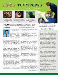 2011 TCVM News Issue 14 Spring - the Chi Institute