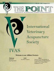 our Affiliate Partners - International Veterinary Acupuncture Society