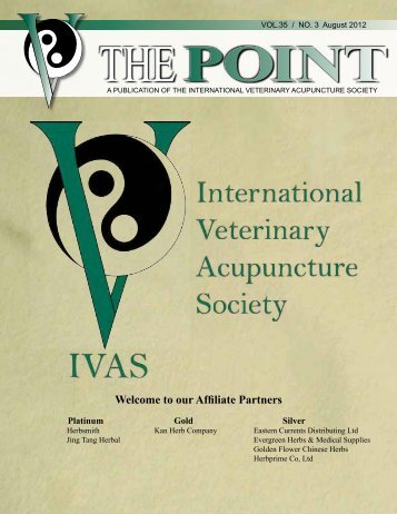 our Affiliate Partners - International Veterinary Acupuncture Society