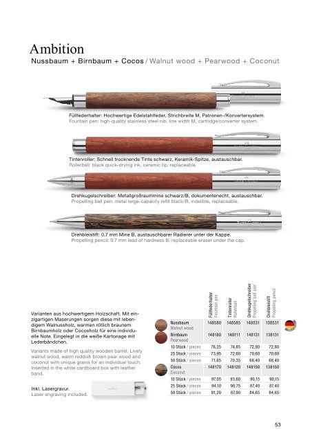 Faber-Castell Katalog