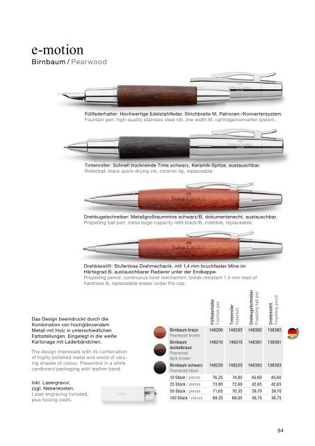 Faber-Castell Katalog