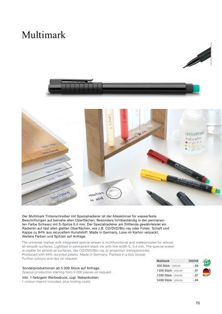 Faber-Castell Katalog