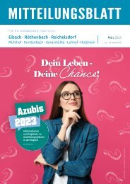 Mitteilungsblatt Nürnberg-Eibach/Reichelsdorf/Röthenbach - März 2023