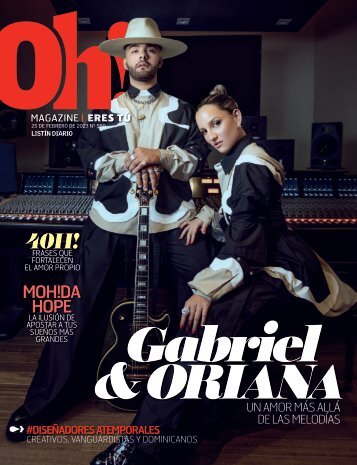 Oh! Magazine Portada Gabriel & Oriana