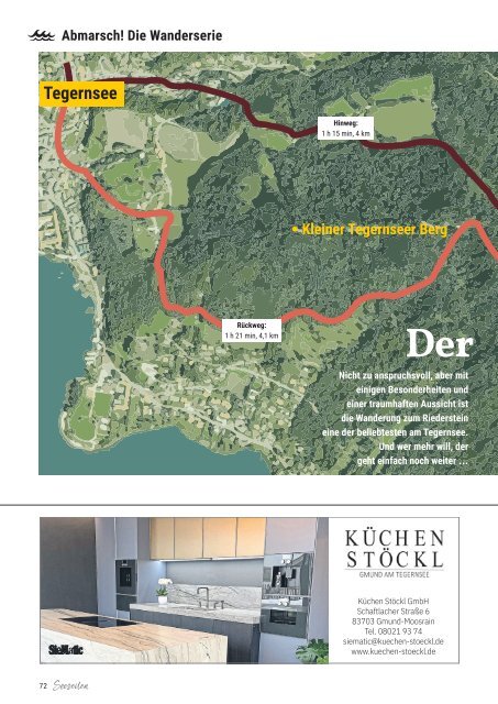 Seeseiten – das Magazin für die Region Tegernsee, Nr. 72, Ausgabe Frühling 2023