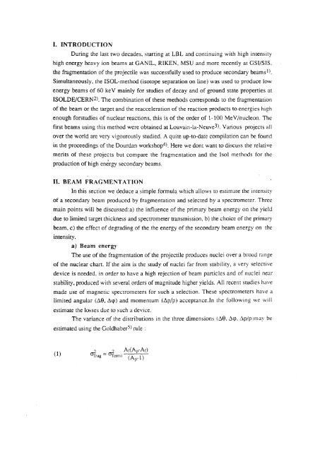 Radioactive beams by fragmentation and ISOL techniques - CERN