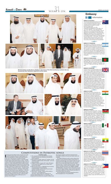 UAE widENS cRAckdOwN; MORE ISlAMiStS ... - Kuwait Times