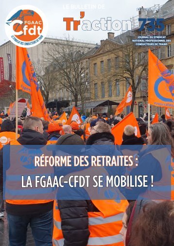 Le bulletin de traction FGAAC-CFDT février 2023