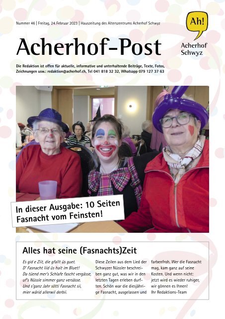 Acherhof-Post Nr. 46 | 24. Februar 2023