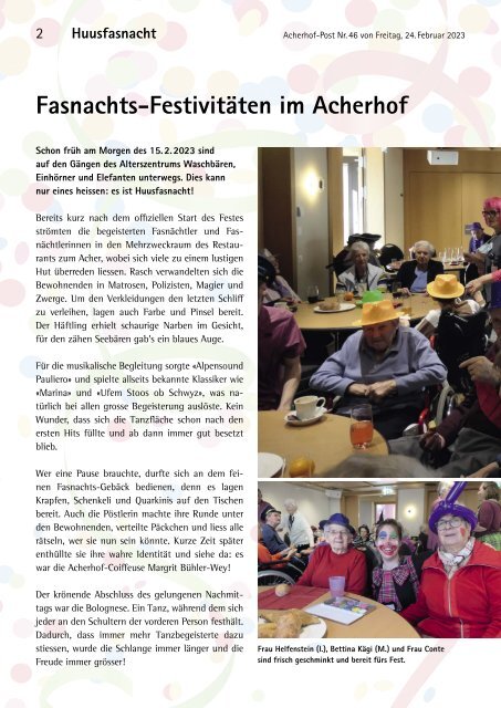 Acherhof-Post Nr. 46 | 24. Februar 2023