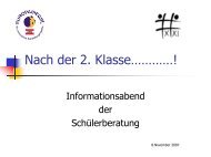 in 3. und 4. Klasse - GRG 21 Ödenburgerstraße