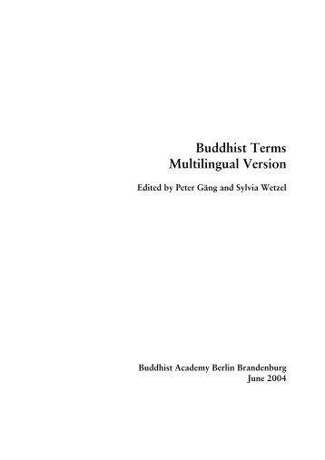 Download als PDF-Datei (47 Seiten) - Buddhistische Akademie