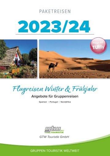 Flugreisen Winter + Frühjahr