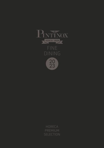 2023 Katalog Pintinox Horeca Fine Dining