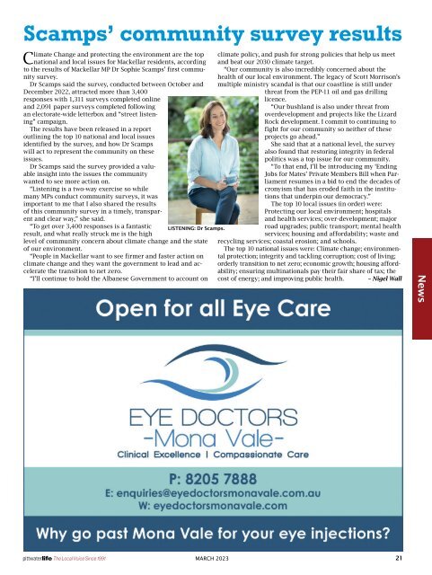 Pittwater Life March 2023 Issue