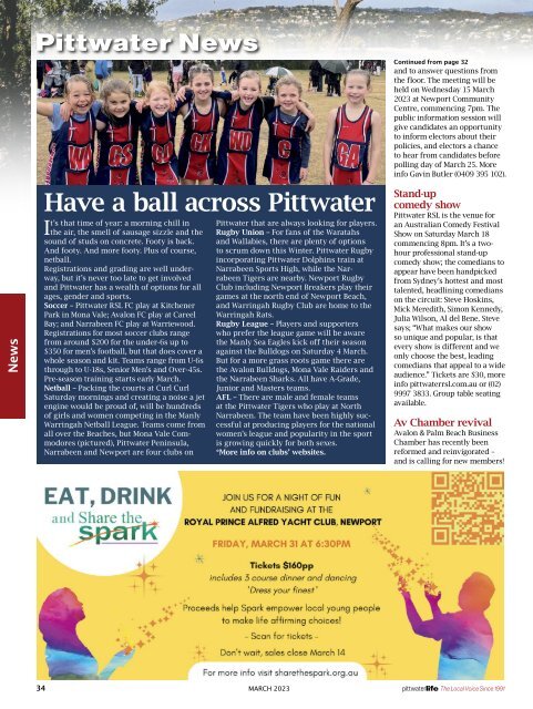Pittwater Life March 2023 Issue