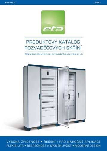 Produktový katalog rozvaděčových skříní E.T.A.