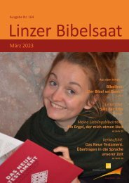 Linzer Bibelsaat 163 | März 2023