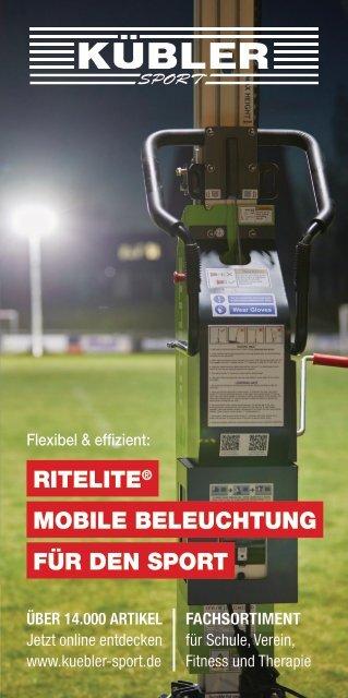 Kübler Sport® RiteLite mobile Flutlichtanlagen