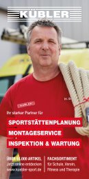 Kübler Sport® Sportstättenplanung und Service