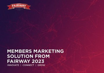 Fairway Marketing Packs 2023