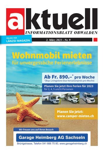 Aktuell Obwalden | KW 09 | 2. März 2023