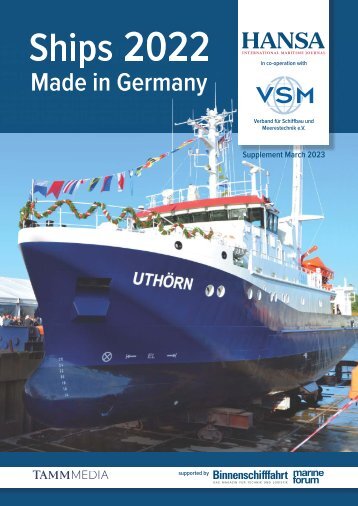 HANSA VSM Special - Ships made in Germany 2022