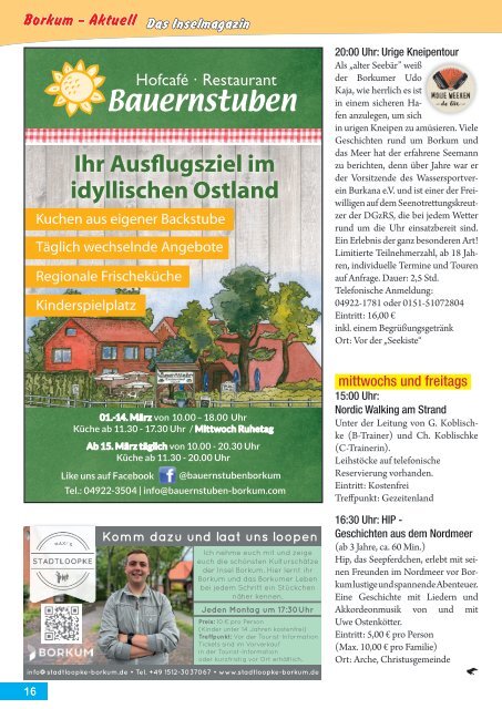 März 2023 / Borkum-Aktuell - Das Inselmagazin