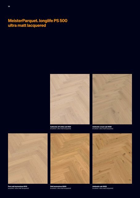 MeisterParquet. longlife