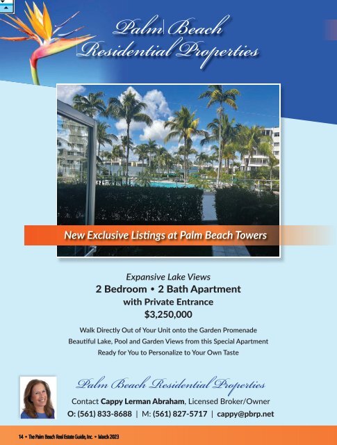 Palm Beach Real Estate Guide MAR 2023