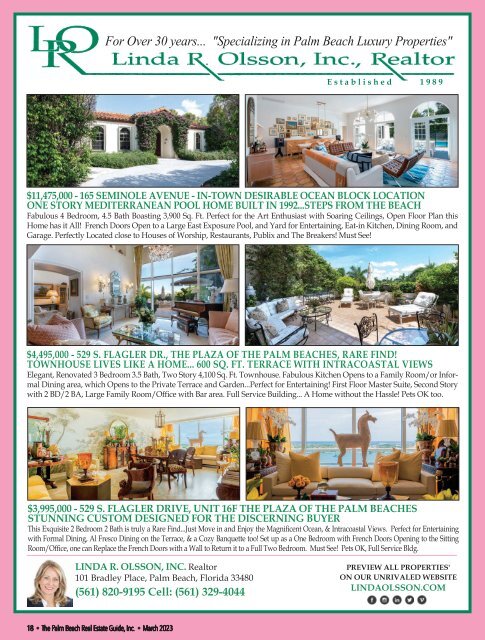 Palm Beach Real Estate Guide MAR 2023