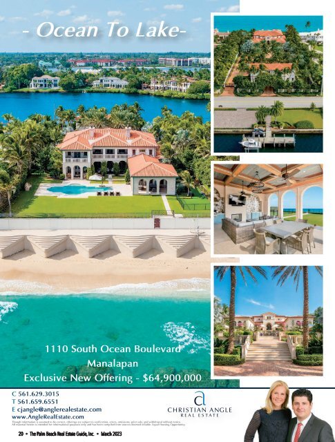 Palm Beach Real Estate Guide MAR 2023